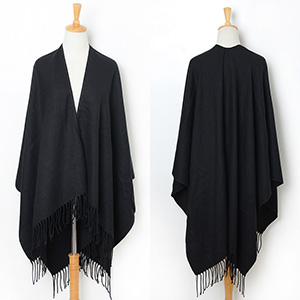 Split shawl cashmere warm scarf