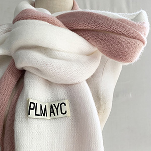 Winter cashmere wool scarf