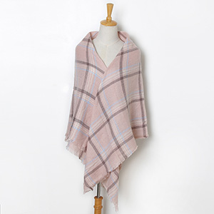 Ladies cashmere fringed scarf