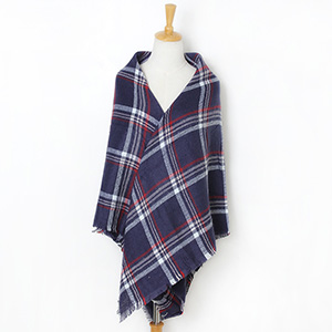 Ladies cashmere fringed scarf