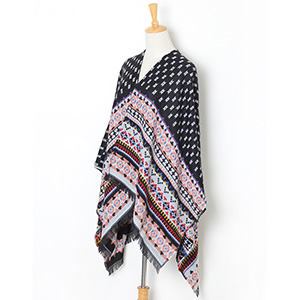 Winter split thick warm scarf
