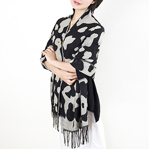 Cow pattern ladies warm scarf