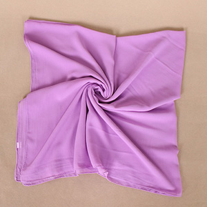 Pearl Chiffon Monochrome Square Scarf