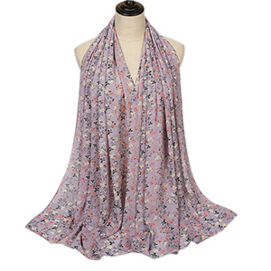 Pearl Chiffon Printed Ladies Long Scarf