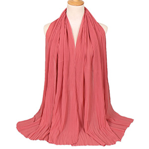 Ladies pleated monochrome headscarves wholesale