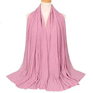 Ladies pleated monochrome headscarves wholesale