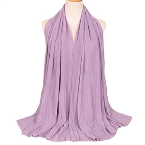 Ladies pleated monochrome headscarves wholesale