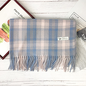 Cashmere winter thick plaid scarf