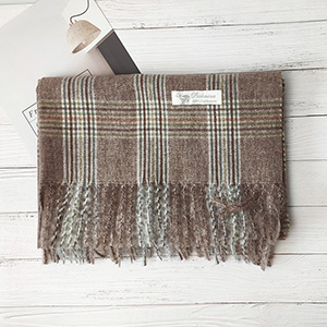 Plaid shawl cashmere scarf wholesale