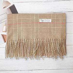 Plaid shawl cashmere scarf wholesale