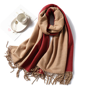 Double sided winter scarf wholesale