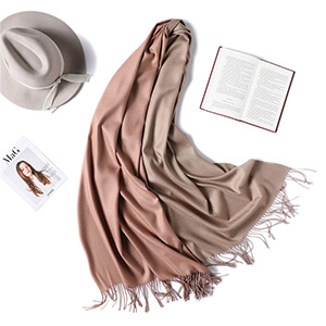 Pure color solid color double sided scarf