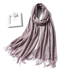 Cashmere ladies winter solid color scarf