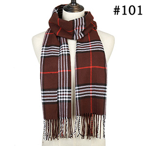 New ladies fringed cashmere scarf