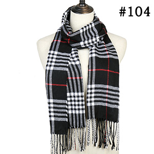 New ladies fringed cashmere scarf