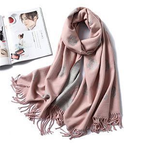 Camellia cashmere scarf wholesale