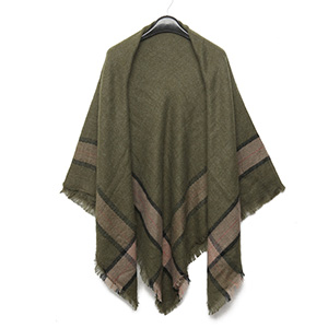 Wholesale striped plaid square scarf