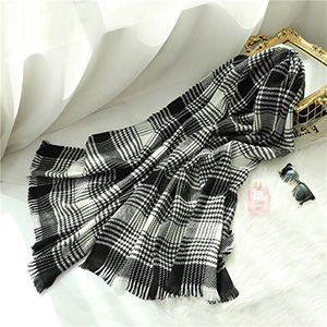 New plaid shawl cashmere scarf