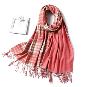 Pure color double side warm scarf wholesale