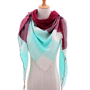 Cashmere scarf warm triangle scarf