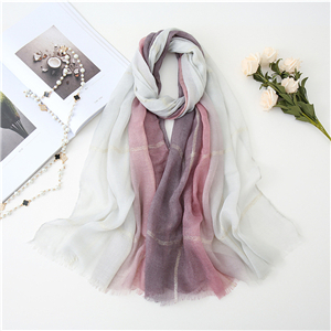 China wholesale gradient fringe scarf