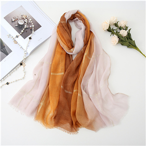 China wholesale gradient fringe scarf