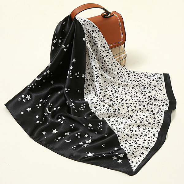 wholesale scarves silk stars wild 60cm square scarf supplier