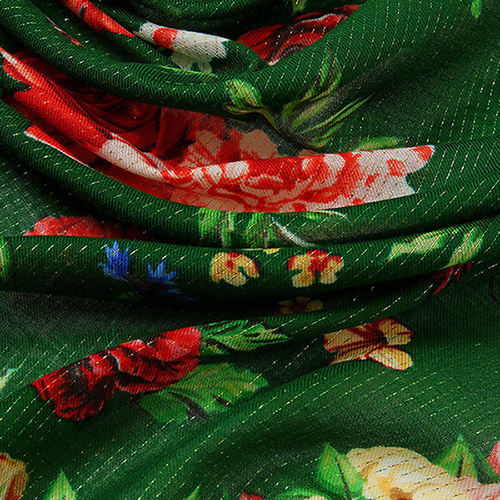 wholesale scarves silk 70cm floral square scarf supplier