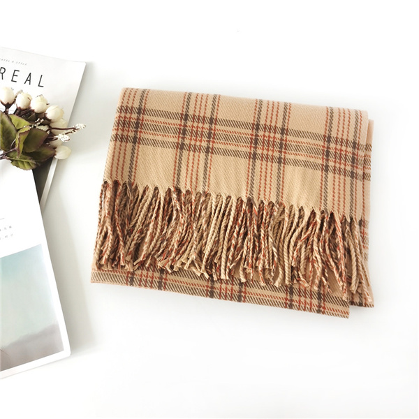 Cashmere Plaid autumn winter new classic Plaid Scarf couple shawl