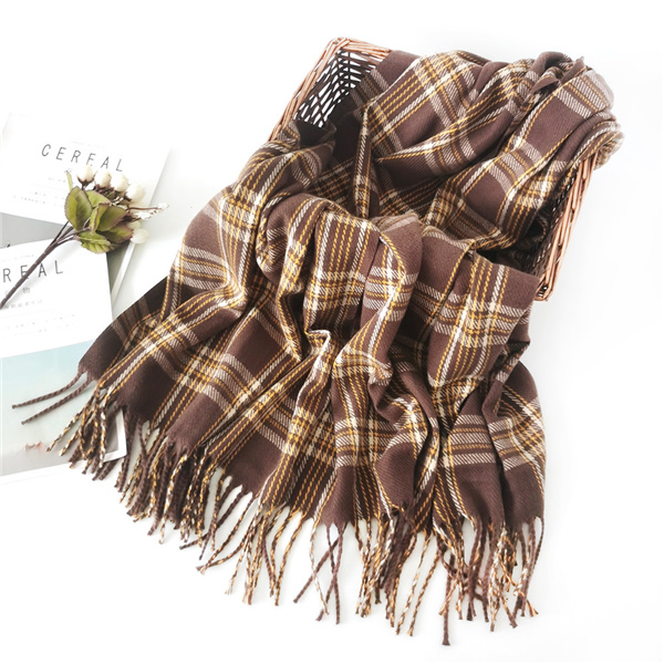 Cashmere Plaid autumn winter new classic Plaid Scarf couple shawl