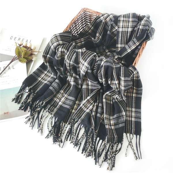 Cashmere Plaid autumn winter new classic Plaid Scarf couple shawl