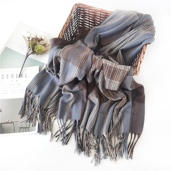 New striped autumn winter couple scarf warm shawl