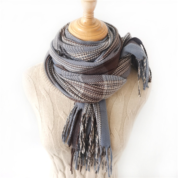 New striped autumn winter couple scarf warm shawl