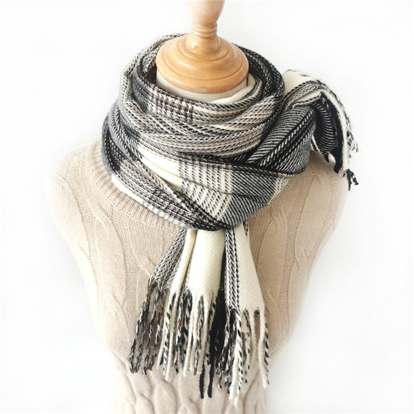 New striped autumn winter couple scarf warm shawl