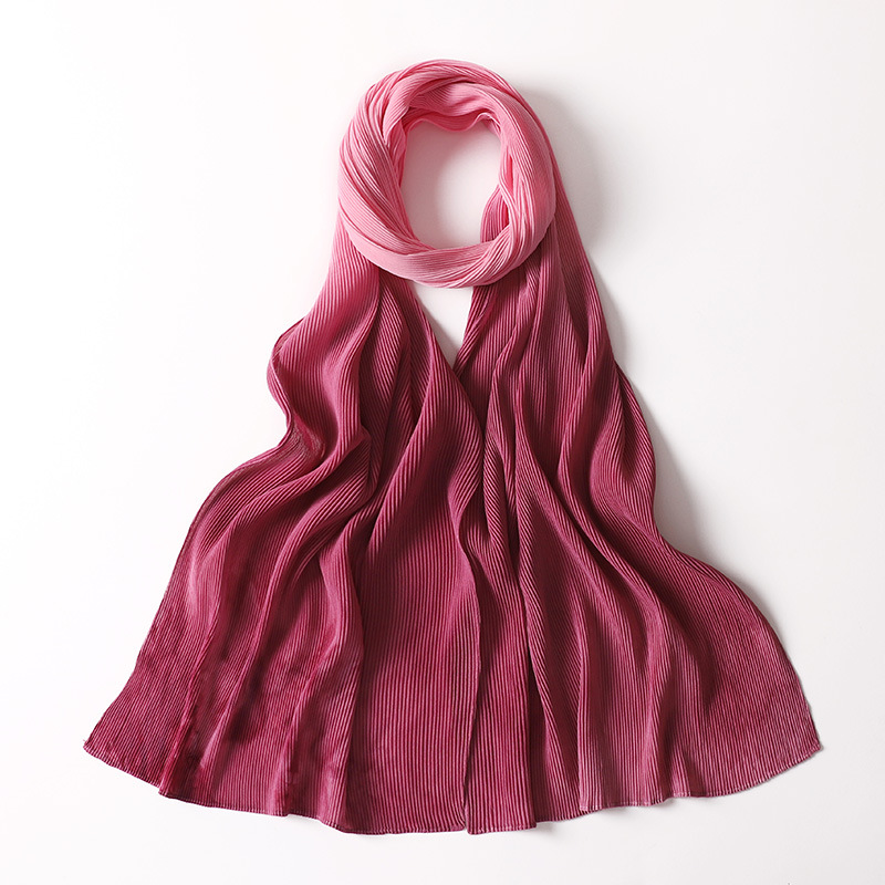 Pearl Chiffon wrinkled scarf scarf gorgeous printed silk scarf in spring and summer