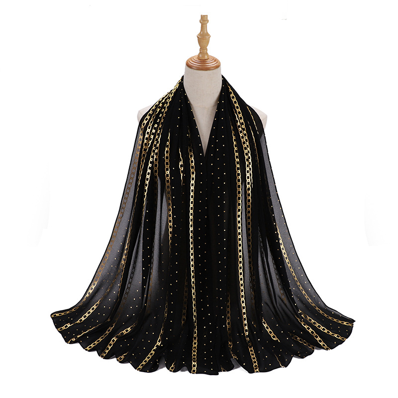 Bronzed scarf and headscarf can be used as shawl long towel and shawl wholesale