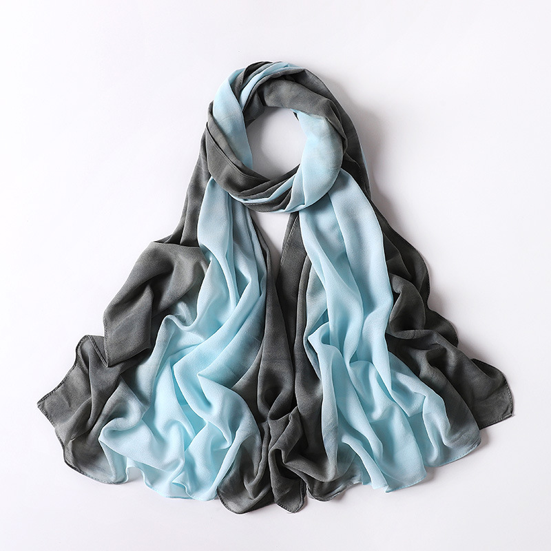 Tourism Baotou scarf pearl Chiffon color scarf silk scarf wholesale