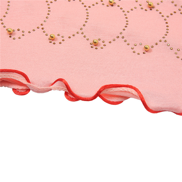 Hot selling manufacturers elastic pearl circle hot drilling embossed Lace Scarf Shawl wholesale