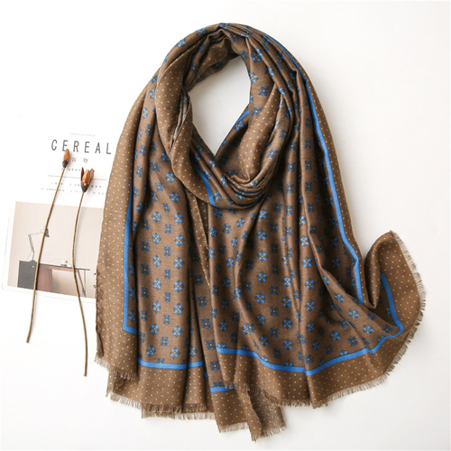 Cotton silk scarf geometric dot turban scarf wholesale