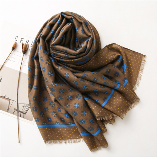 Cotton silk scarf geometric dot turban scarf wholesale