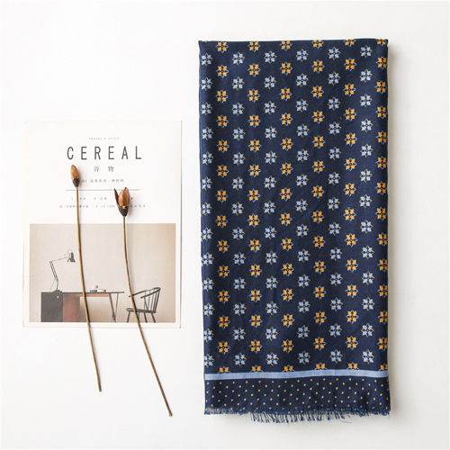 Cotton silk scarf geometric dot turban scarf wholesale