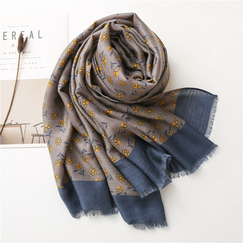 Cotton linen scarf feel beach towel big shawl for women