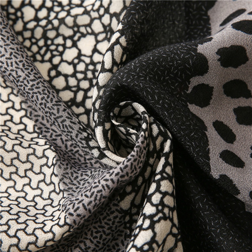 Leopard print cotton linen scarf women winter wholesale shop