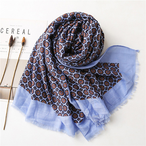 Wholesale hot sale cotton scarf monochrome style China