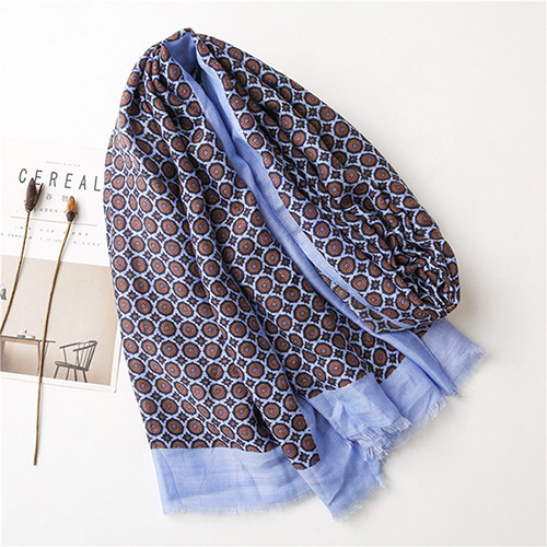Wholesale hot sale cotton scarf monochrome style China