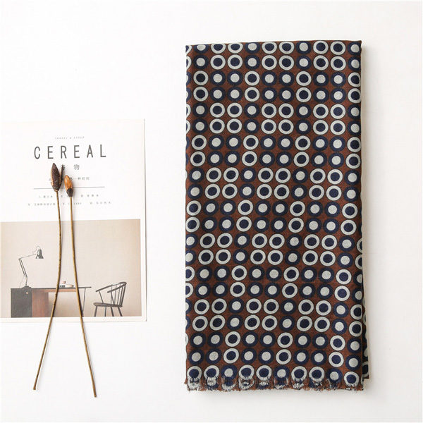 2021 new cotton scarf polka dot scarf Cheap