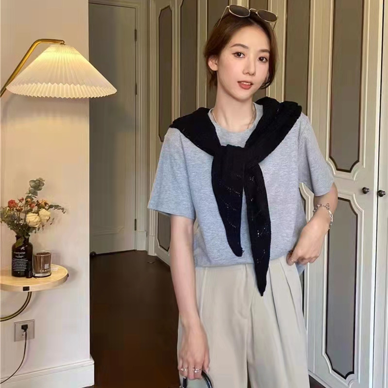 Women thin shoulder knit phoenix shell triangle scarf shawl