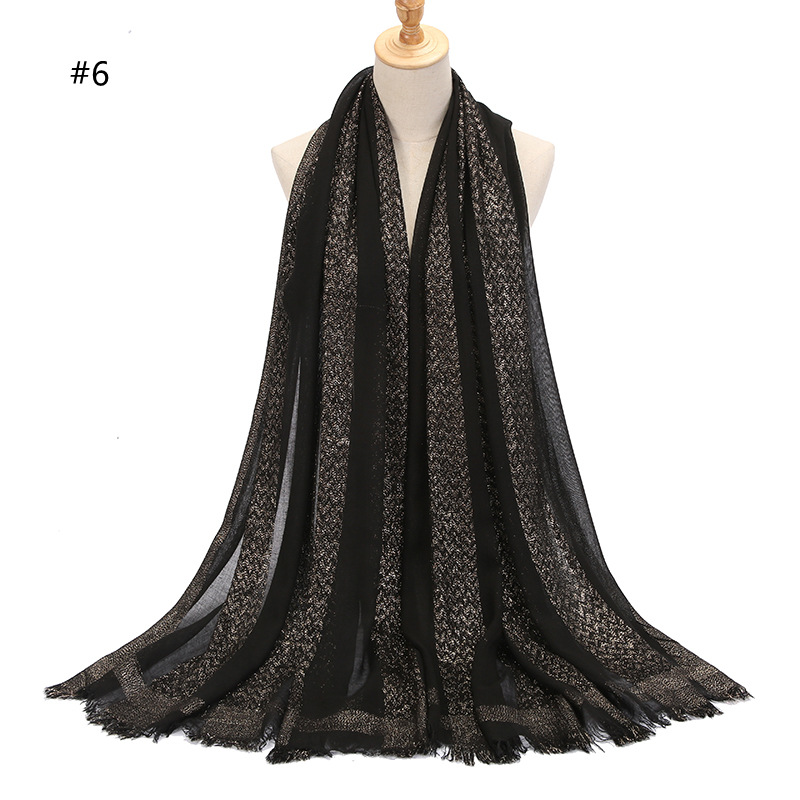 Cotton gradient printing ladies scarf can shawl warmth fashion scarf wholesale