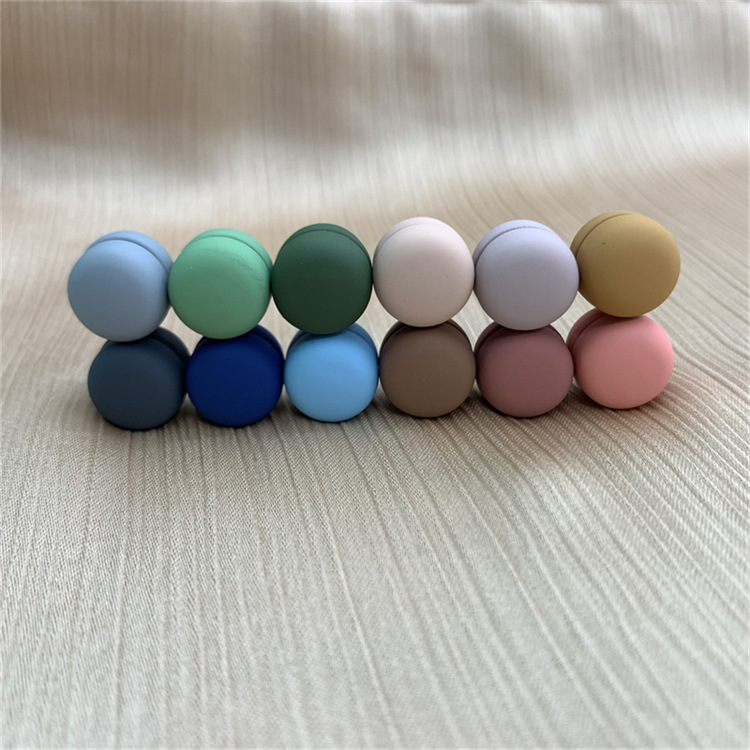 Macron round scarf buckle yarn silk scarf accessories shawl cufflinks hair buckle