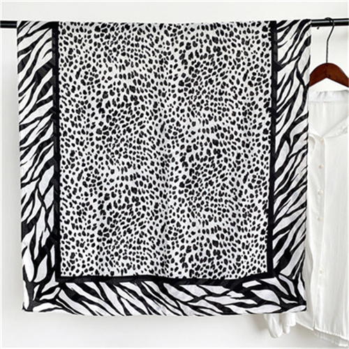 Cotton and linen long scarf Korean style leopard scarf fashion sunscreen beach towel shawl wholesale